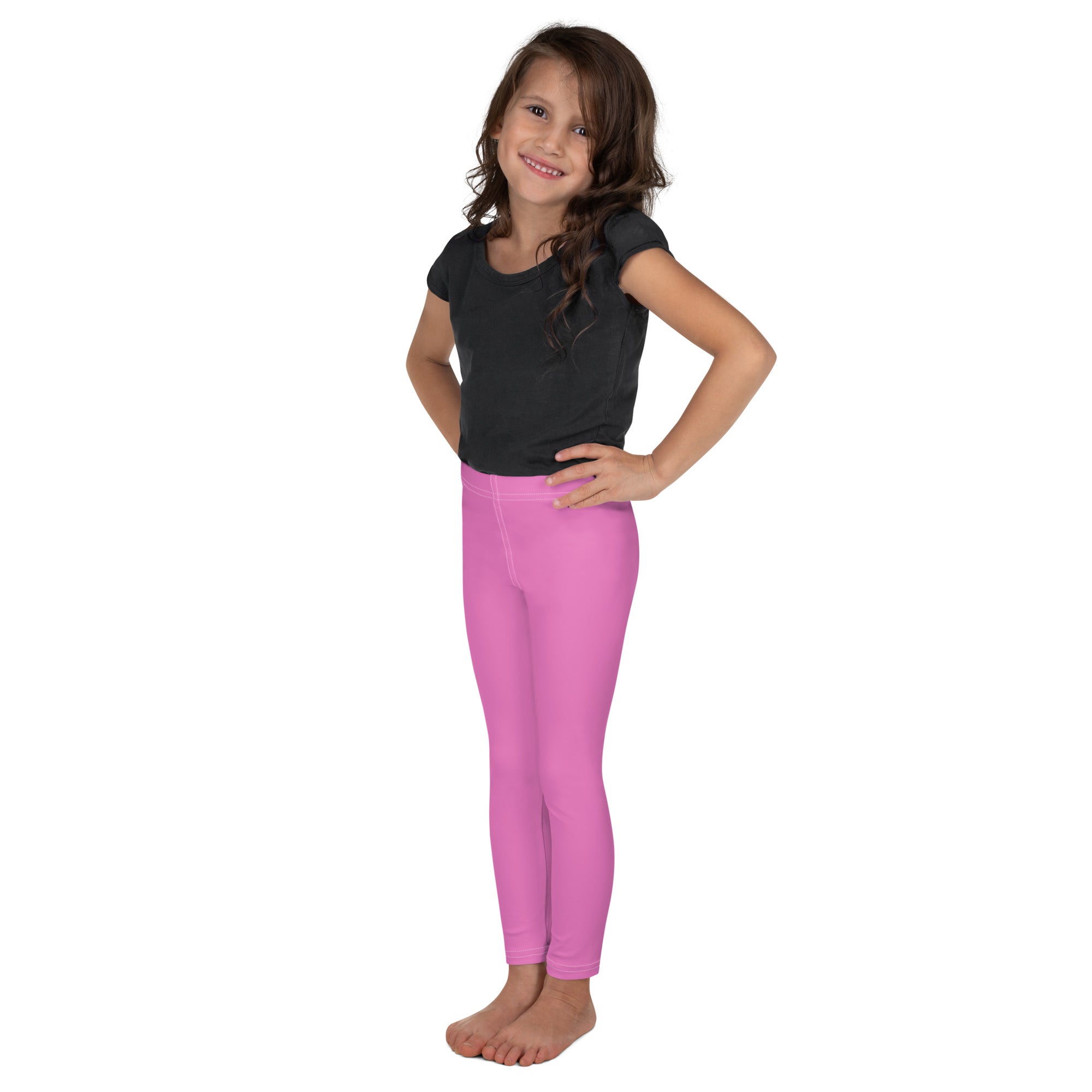 SHE REBEL - Pretty in Pink Kid's Leggings (Ages 2 - 7)